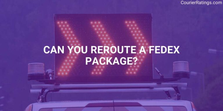 Can you Reroute a FedEx Package