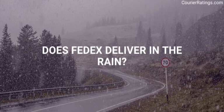Does FedEx Deliver in the Rain