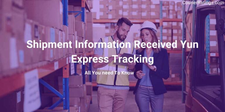 Shipment Information Received Yun Express Tracking