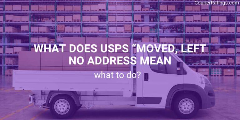What does USPS “Moved, Left No Address mean